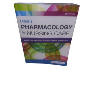 Lehne's Pharmacology for Nursing Care 10th Edition Paperback Book 2019